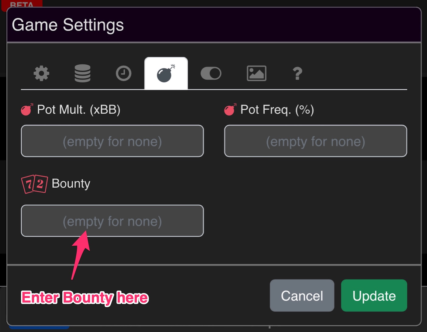 7-2 Bounty on Club Tab